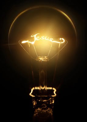 Lightbubl Filament that Spells Jesus' Name