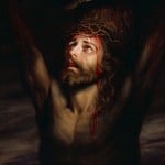 Christ with Crown of Thorns on Cross