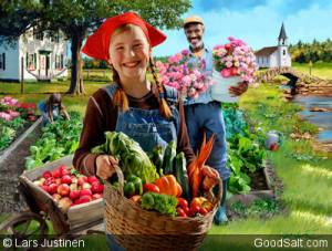 Healthy Living Garden Harvest