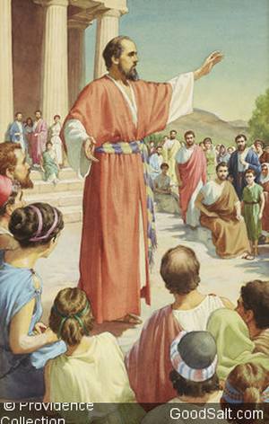 Paul Preaching