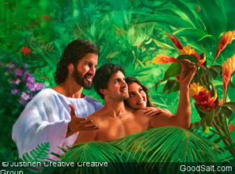 Jesus Teaching Eve and Adam