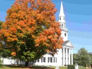 Photo of Litchfield church by William Earnhardt