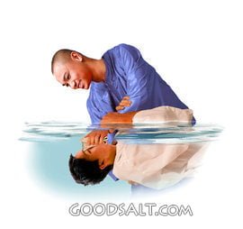 Man Being Baptized