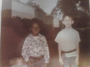 My friend Rodney and me circa early 70's. If Rodney or his family recognize him in this picture I would love to hear from you!