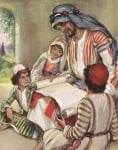 Hosea Reads to His Three Children