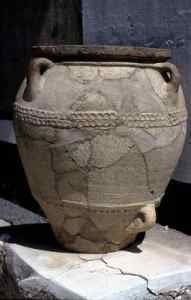 Earthen jar.