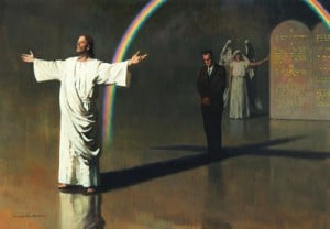 Christ Our Intercessor Harry Anderson painting