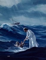 Jesus Rescues Peter