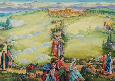 Christians fleeing Jerusalem
