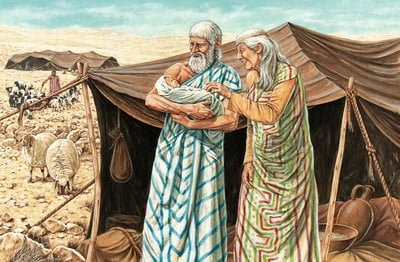 isaac abraham sarah ishmael hagar son family bing goodsalt promised child isaacs holding thursday today tent lifeway collection ssnet