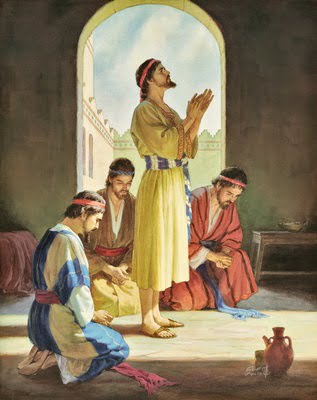Daniel and Friends Praying