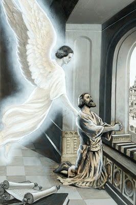 Angel Coming to Daniel During Prayer