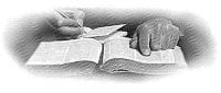 Person Studying Bible
