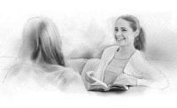 A Woman Sharing the Word