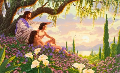 Adam Alone In The Garden Of Eden