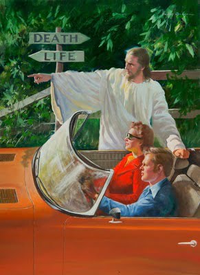 Jesus Points Out the Way to Life
