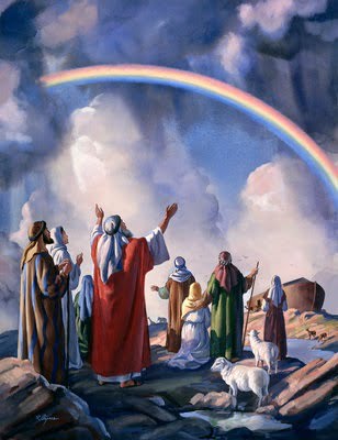 God's Rainbow of Promise to Noah (Genesis 9:8-17) Printable Bible Less -  Sunday School Store