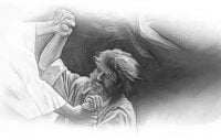 Jacob Fighting with the Lord
