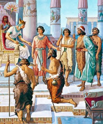 Joseph and Brothers Before Pharoah