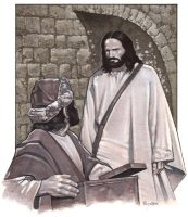 Jesus Talking with Matthew