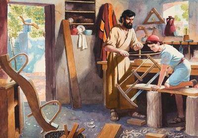 Jesus in the Carpenter Shop