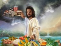 Jesus Showing Wise Choices for Diet