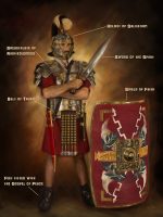 Soldier Wearing Armour of God