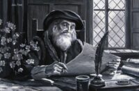 John Wycliffe Translating the Bible