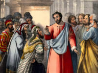 Jesus with Pharisees