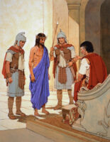 Jesus Standing Before Pilate