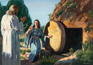 Mary and Jesus at the Empty Tomb