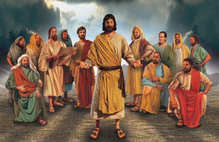 Jesus and the disciples