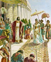 Solomon Receives the Queen of Sheba