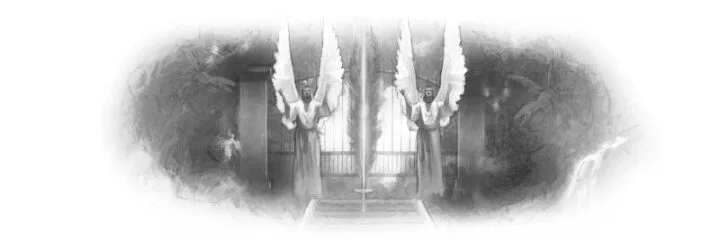 Angels Standing Before Eden's Gate