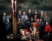 People at the Foot of the Cross