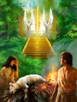 Eden's Closed Gate Guarded by Angels