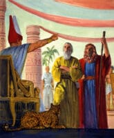 Moses and Aaron before Pharoah