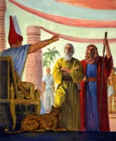 Moses and Aaron before Pharoah