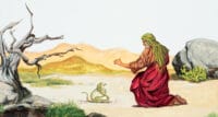 Moses' Staff Turns Into a Snake