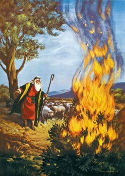Moses with the Burning Bush