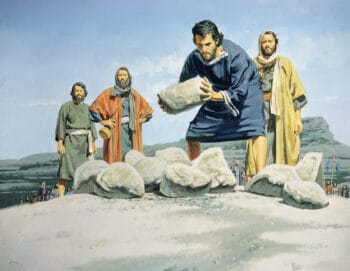 Men Building the Memorial