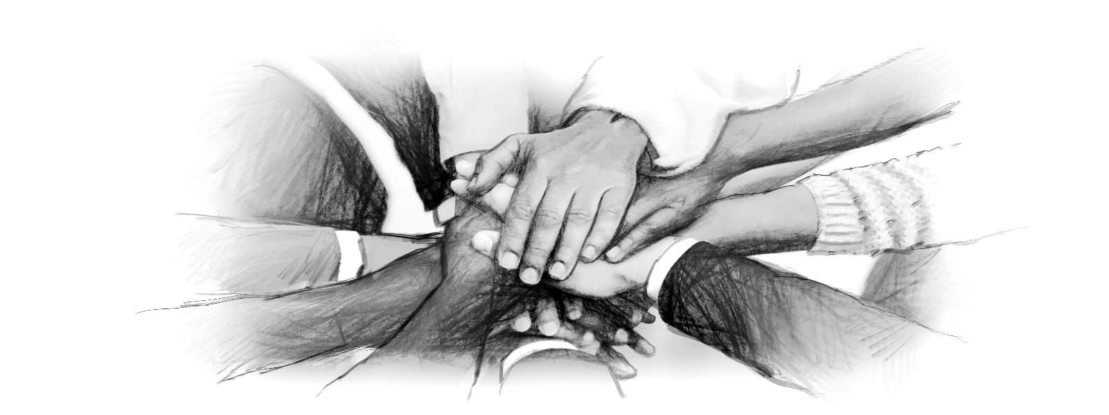 Group of People Holding Hands