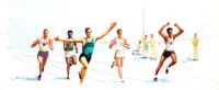 Men Running in a Race