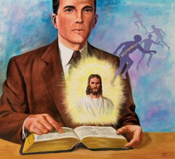 Man Studying Bible