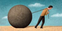 Man Pulling Large Weight