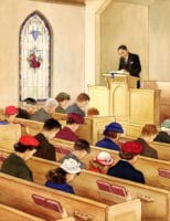 People Praying in Church