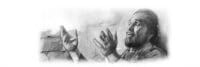 Paul Praying with Raised Hands