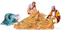 Paul Working on a Tent