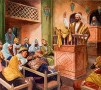 Paul Preaching in a Synague