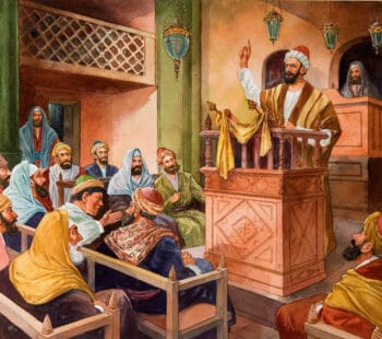 Paul Preaching in a Synague